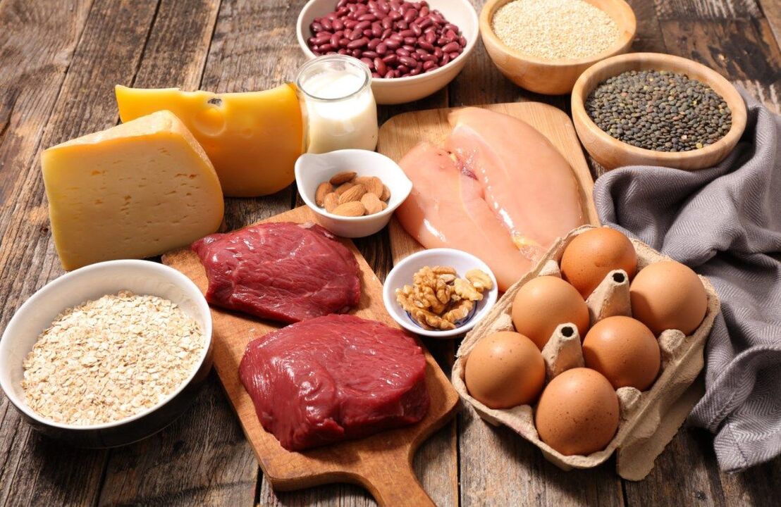atļauti pārtikas produkti ar olbaltumvielu diētu